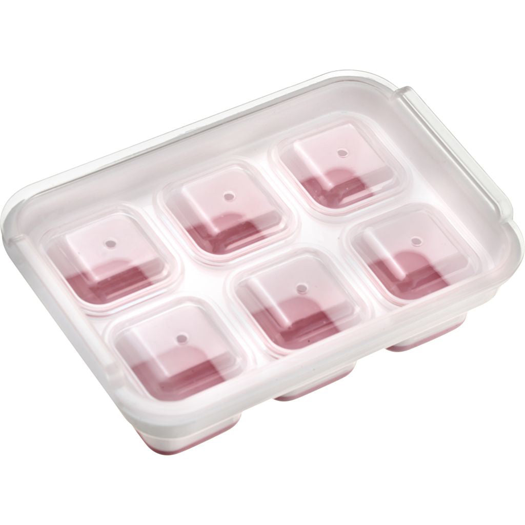 Westmark Eiswürfelform 6er-Set, 20,2 × 13,7 × 6,7 cm, Polypropylen (PP)/TPE, Rot, BPA-frei