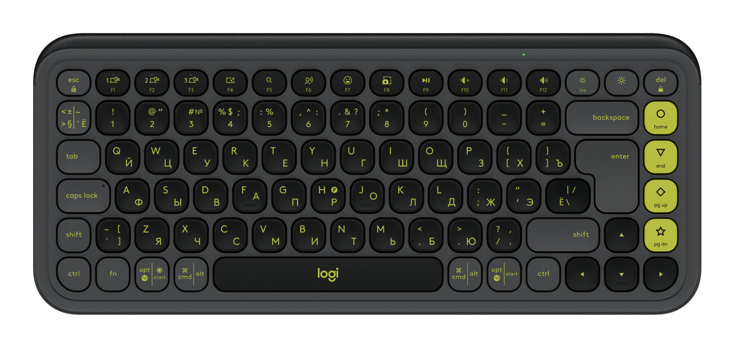 Logitech POP ICON KEYS – Tastatur, Grau