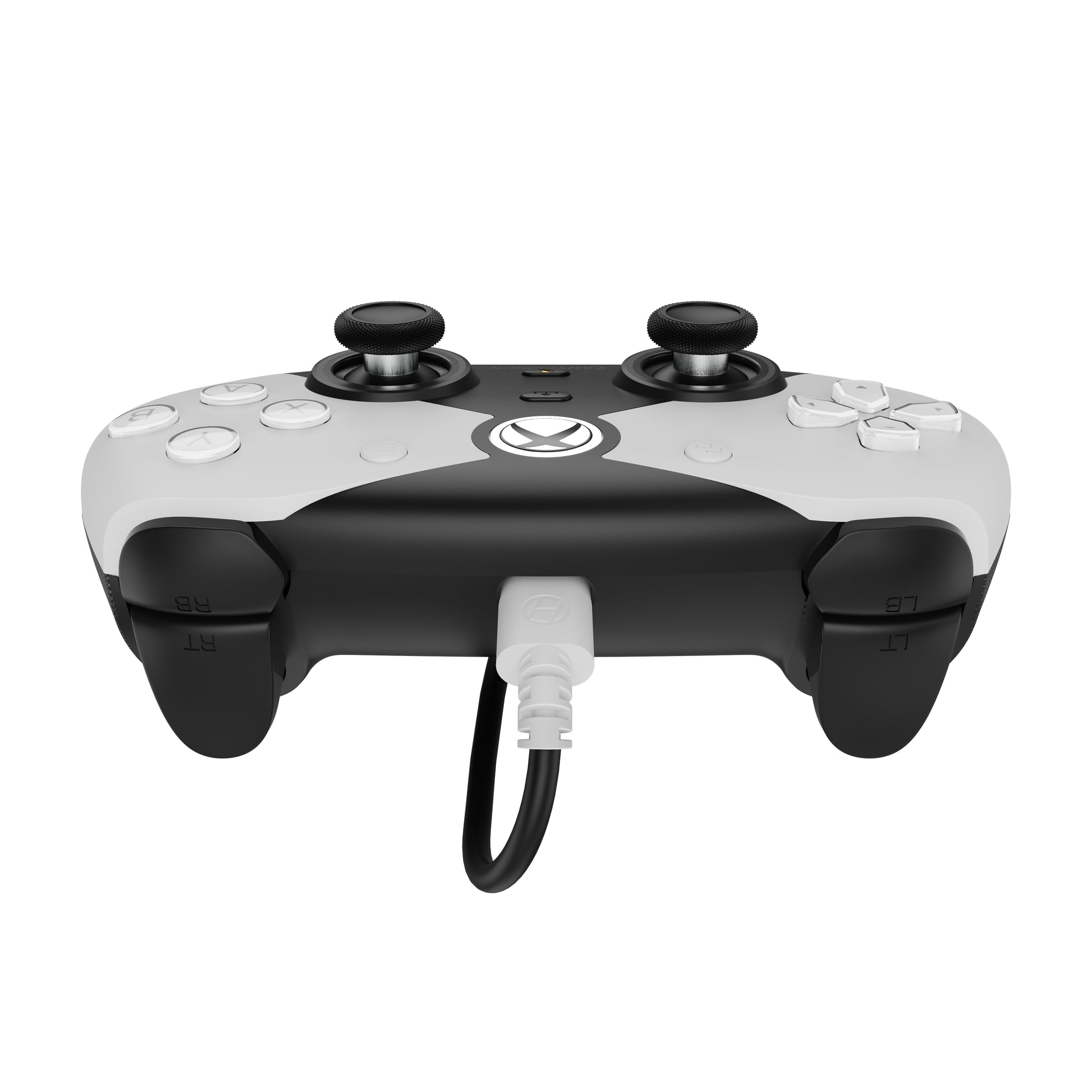Hyperkin Competitor (M01638-WH) – Gamepad – USB (kabelgebunden), Vibration, 2 Joysticks, für Xbox & PC, Weiss