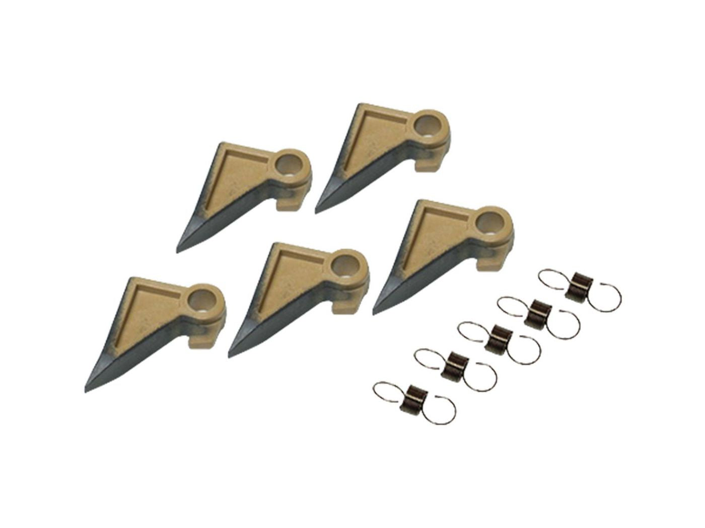 CoreParts Verschleissteile-Kit, Picker-Finger, 5er-Set, Braun – für Bizhub 200/250/350 und andere