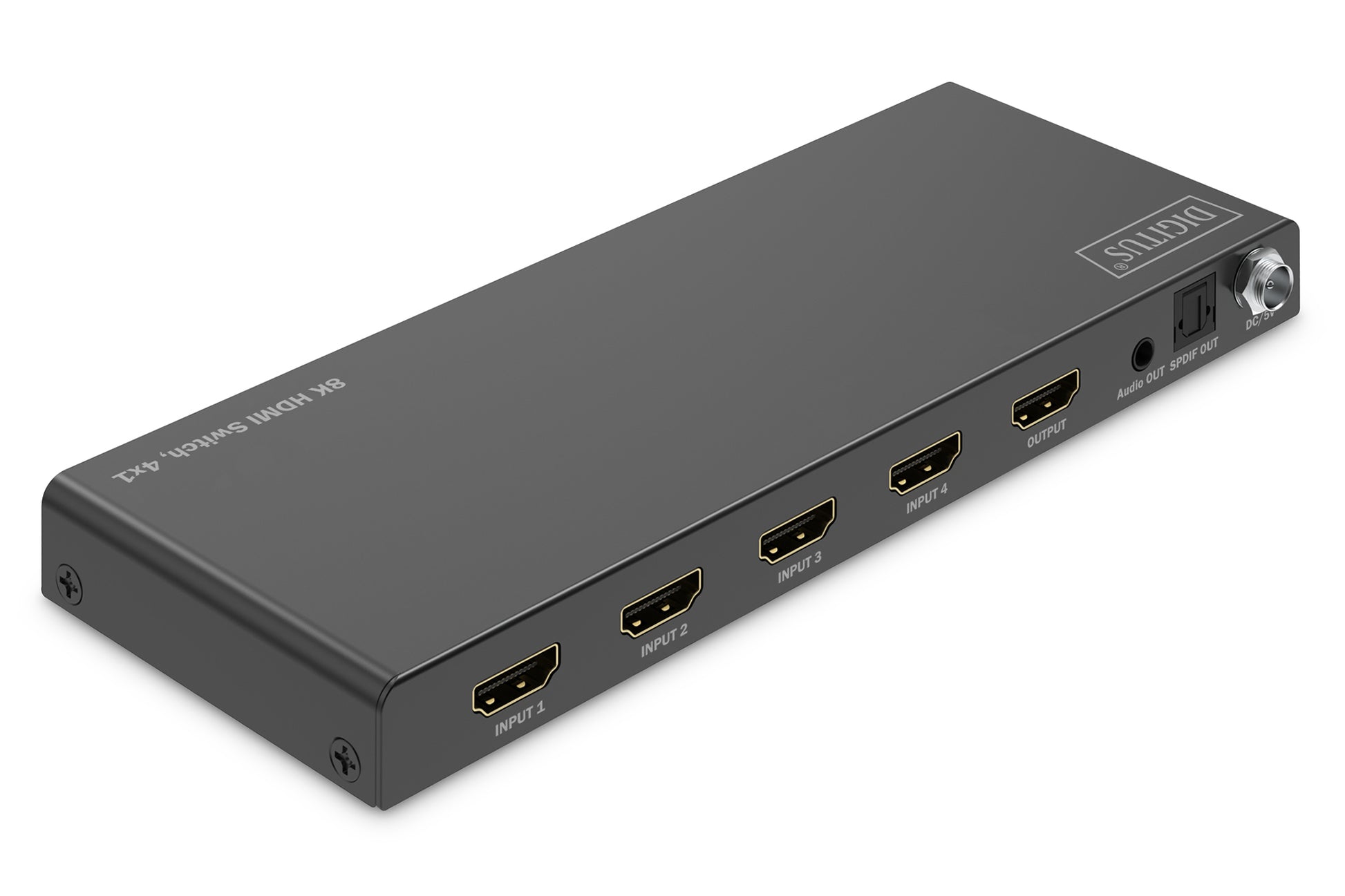 Digitus HDMI-Switch, 4×1, 8K 60 Hz (4:4:4), EDID-Control