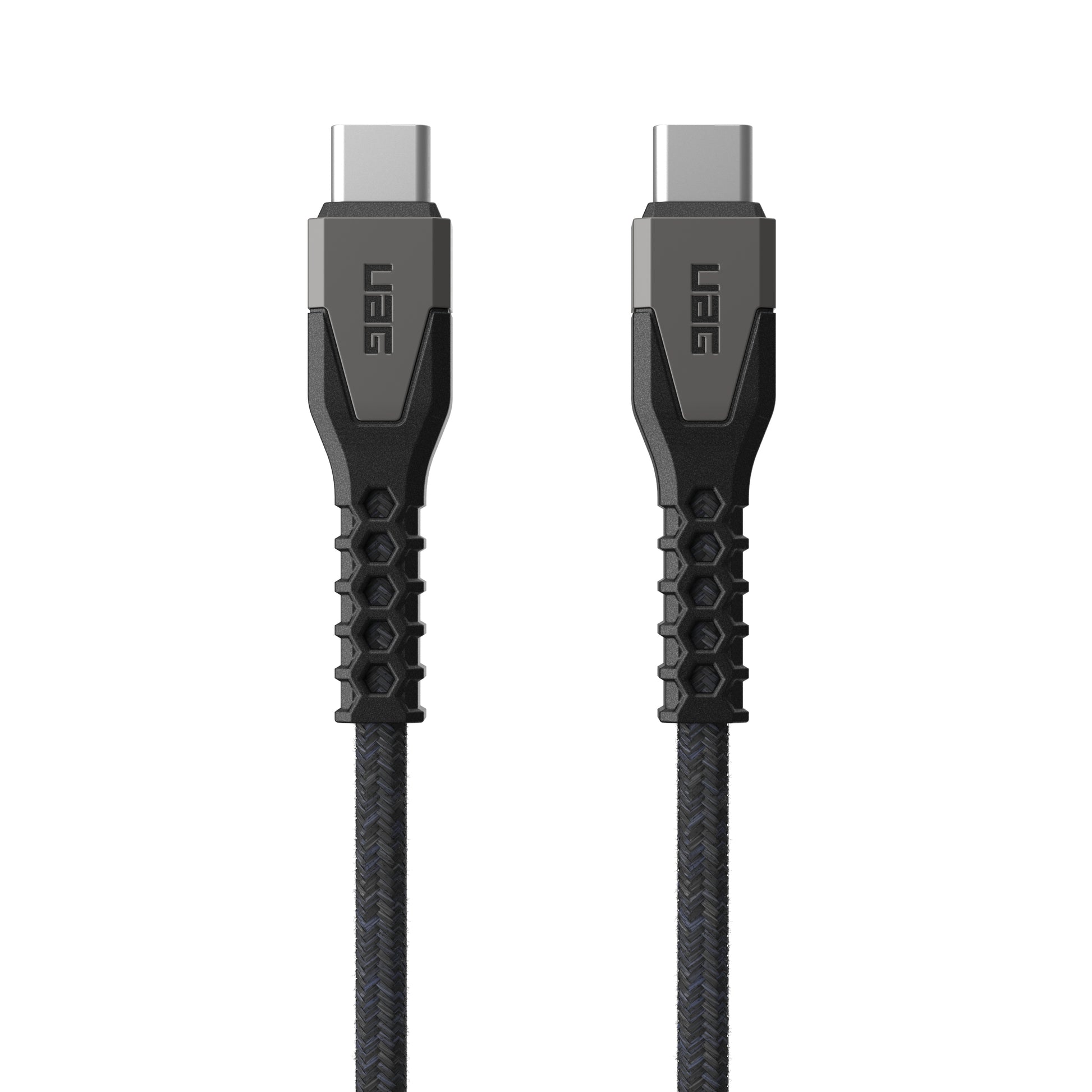 Urban Armor Gear UAG – USB-Kabel – USB-C auf USB-C – USB 2.0 (480 Mbit/s) – 1,5 m – PD 60 W – Schwarz/Grau