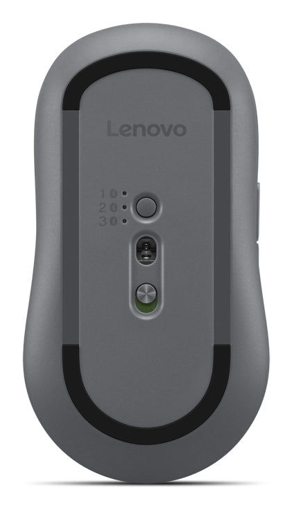 Lenovo Yoga Mouse Office – Maus – Kabellos (Bluetooth), 4000 DPI, beidhändig, Grau