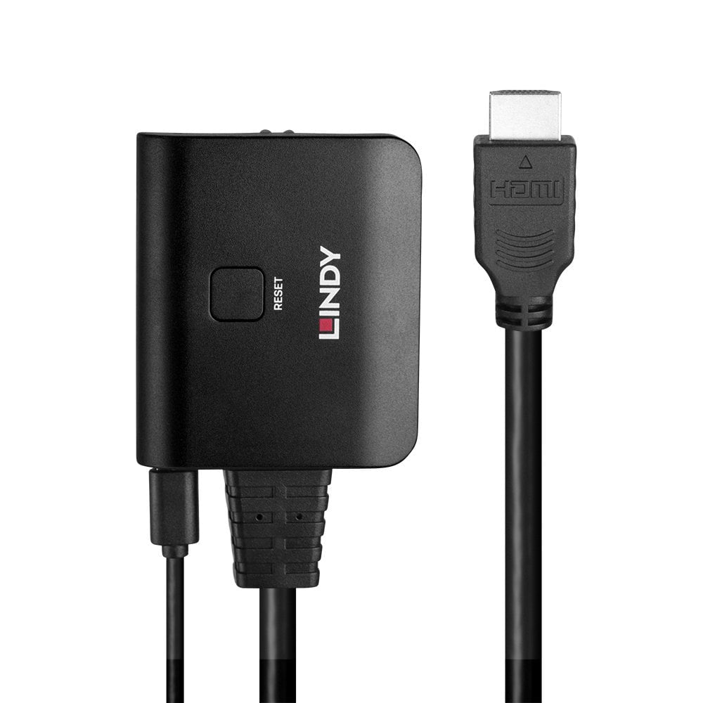 Lindy HDMI-Splitter 1×2, 4K, Kabel