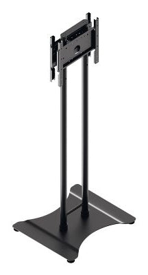 Hagor Digital Signage Stand für 43–65" Displays, VESA 100×100 bis 400×400 – zweiseitig – Metall, Schwarz