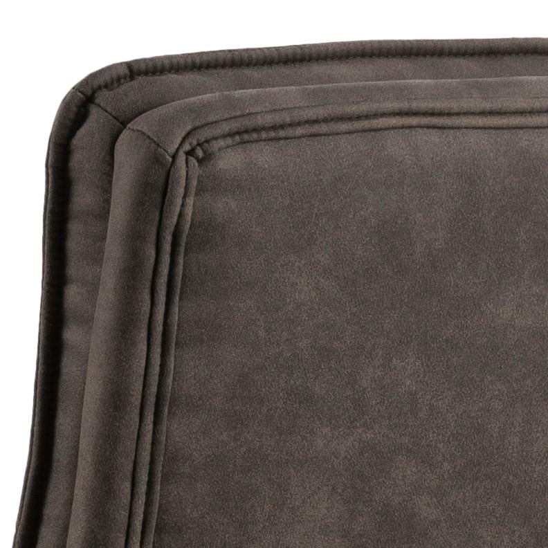 Actona AC Design Bürostuhl Brad – Anthrazit, Mikrofaser