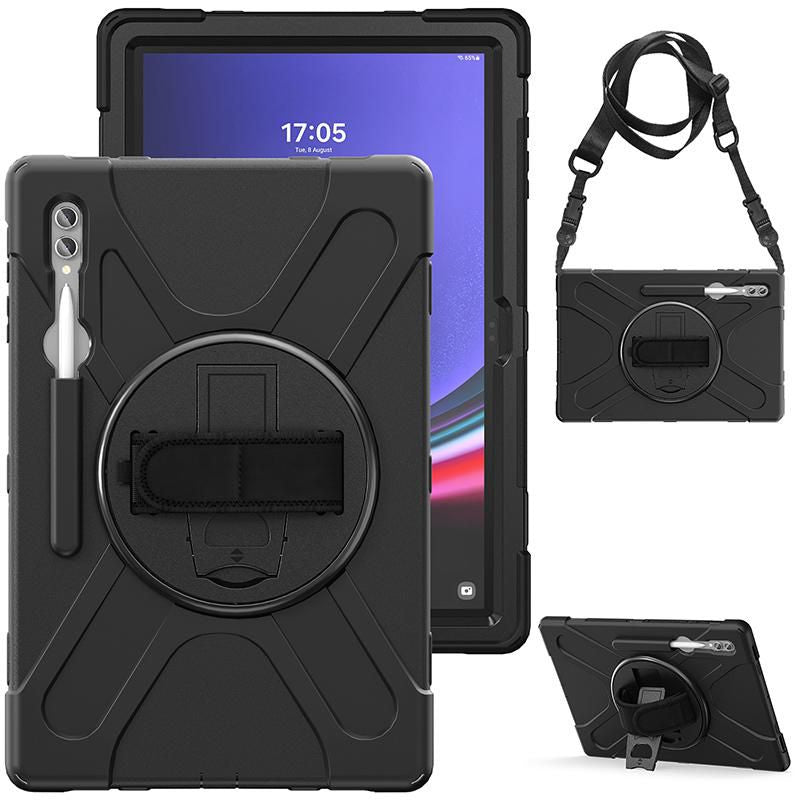 eSTUFF Tablet-Hülle für Samsung Galaxy Tab S9 Ultra/S8 Ultra 14,6" – Schwarz