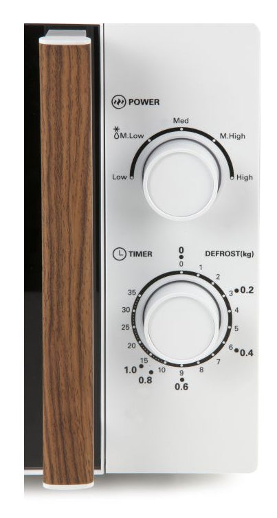 Domo Solo-Mikrowelle DO2720 – 20 l, 700 W – weiss