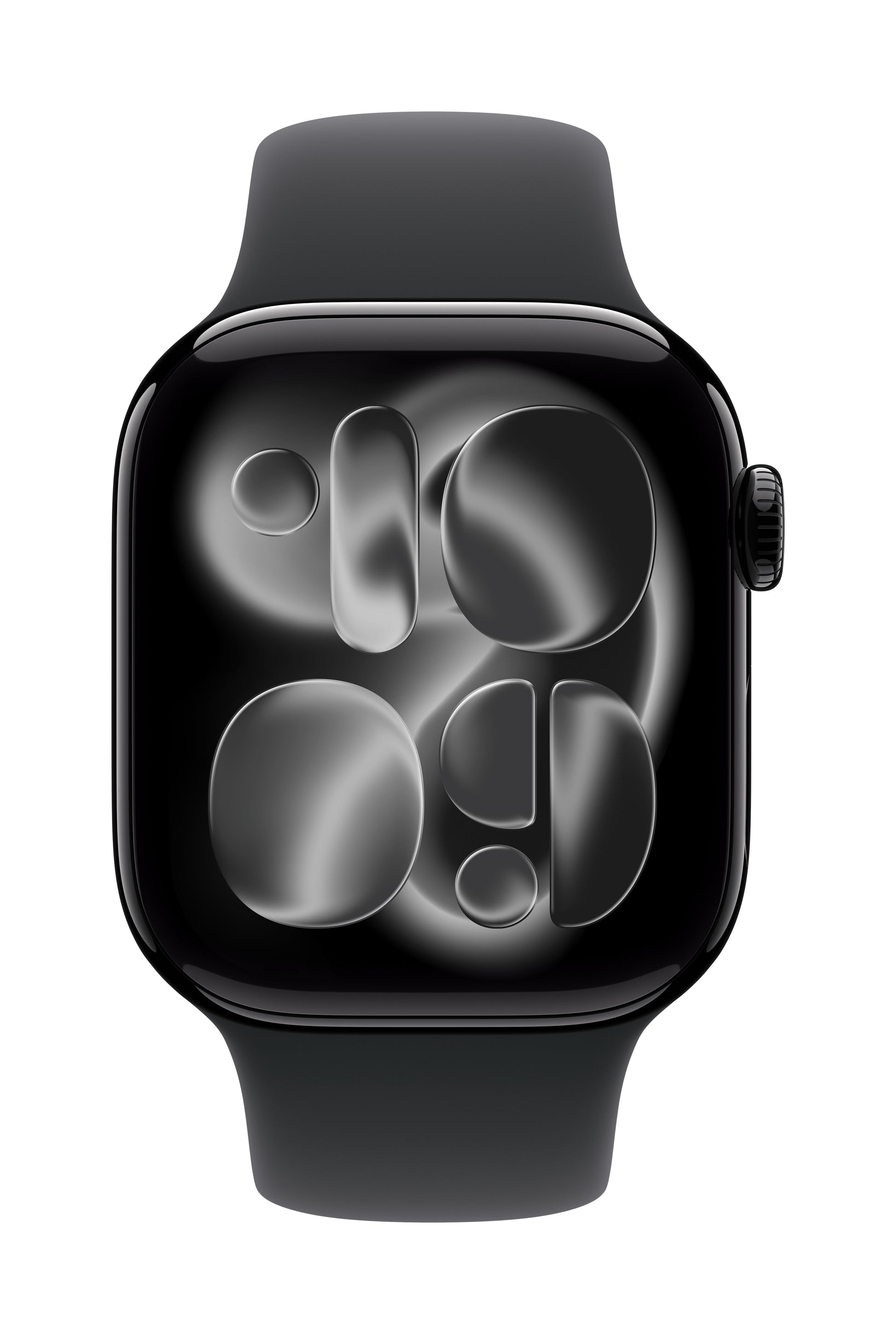 Apple Sport Band – Armband – für Apple Watch 42 mm, Schwarz, S/M, Polymer (recycelt)