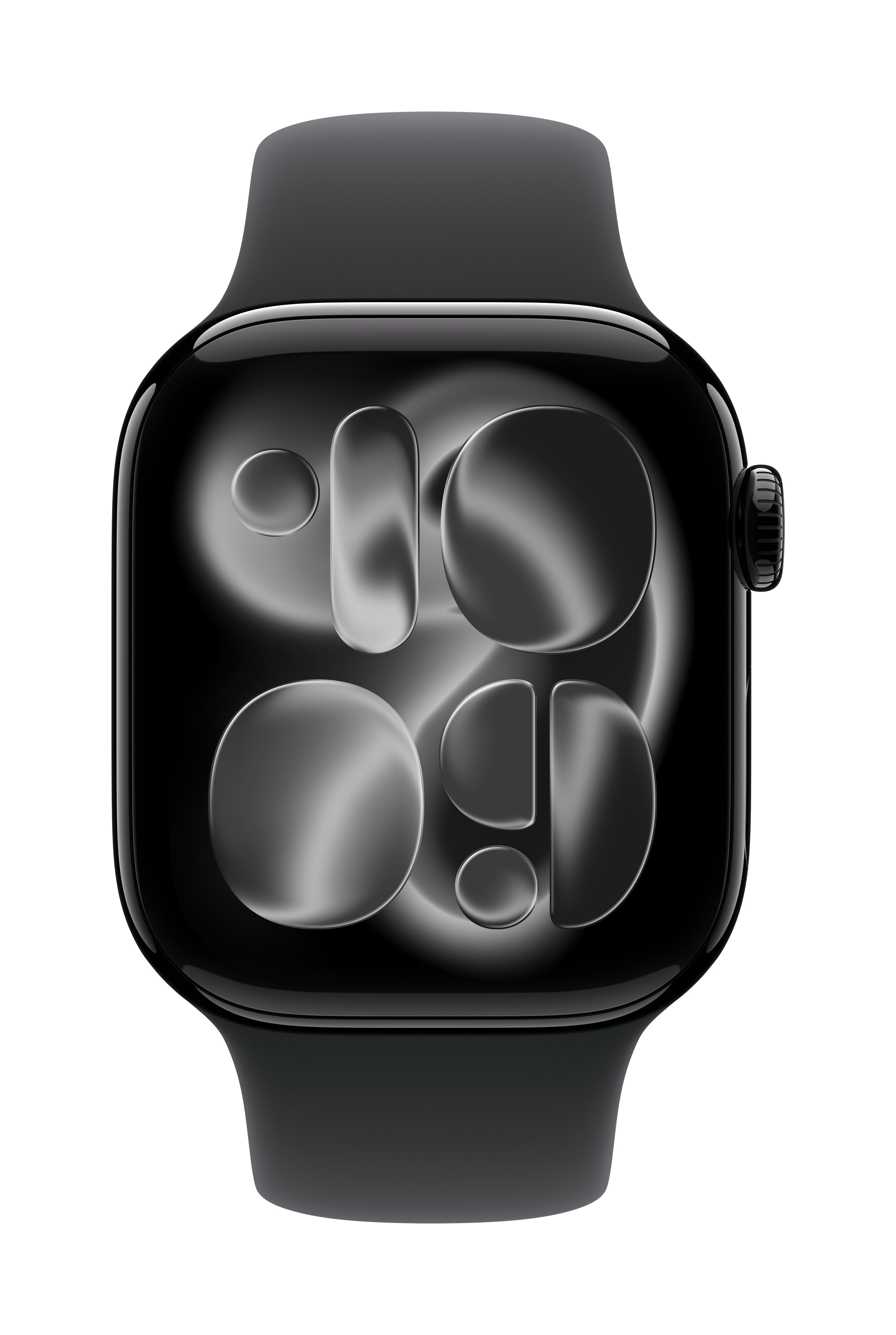 Apple Sport Band – Armband – für Apple Watch 42 mm, Schwarz, S/M, Polymer (recycelt)