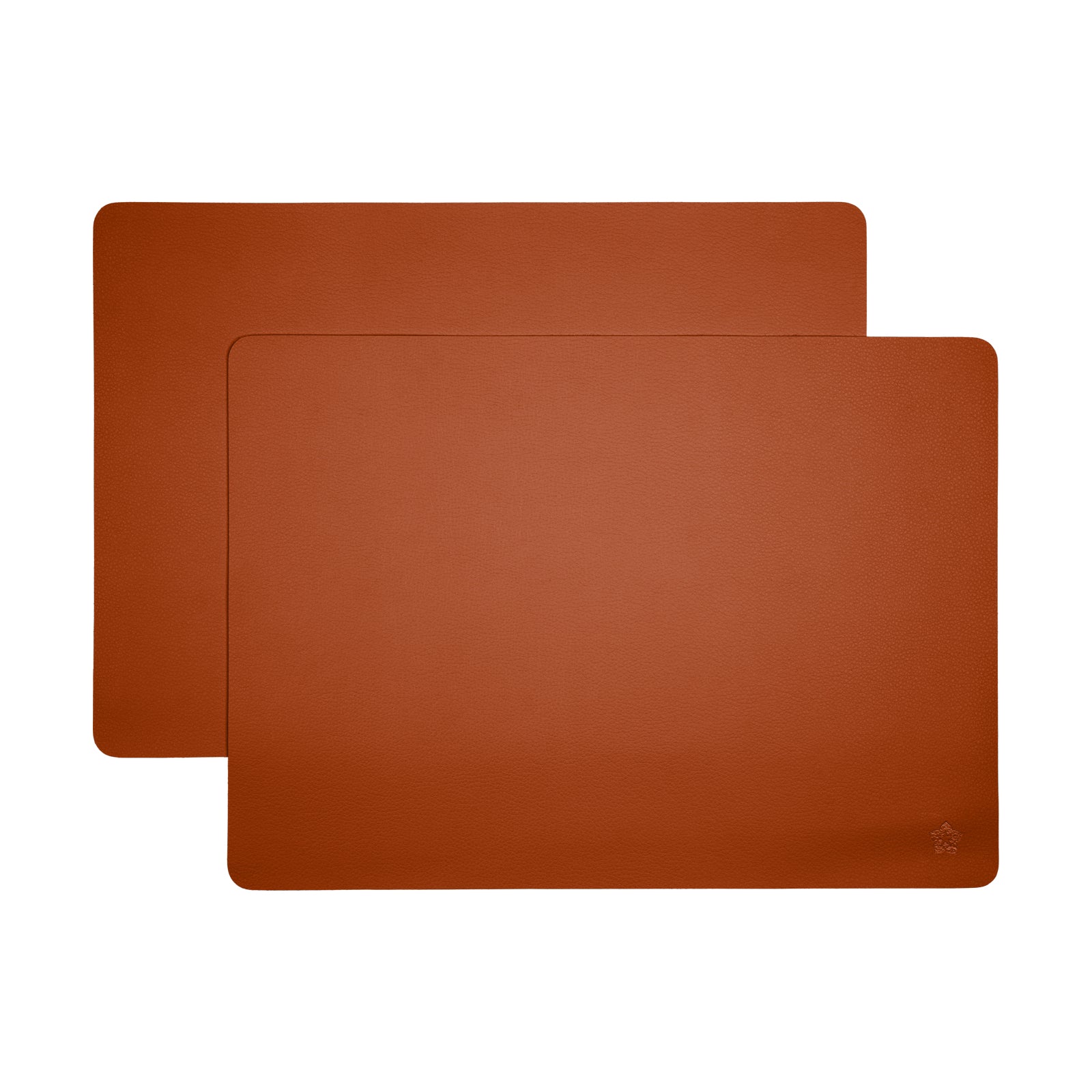 Pichler Tischset Jazz – Polyamid, Kunstleder (PU), Rot, 46 × 33 cm – 2er-Set