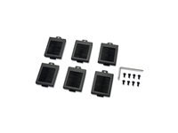 APC AR7706 – Montageset, 76 × 13 × 114 mm, schwarz, für NetShelter SX 750 mm