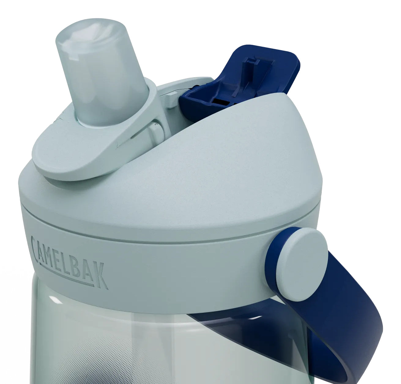 CamelBak Thrive Flip Straw Trinkflasche 750 ml – Kunststoff, mit Strohhalm, Deep Sea Dawn