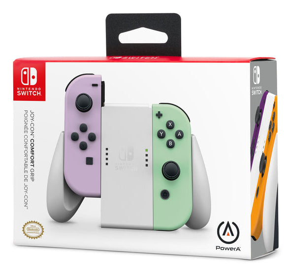 PowerA NSAC0293-01 – Joy-Con-Komfortgriff – Weiss – für Nintendo Switch