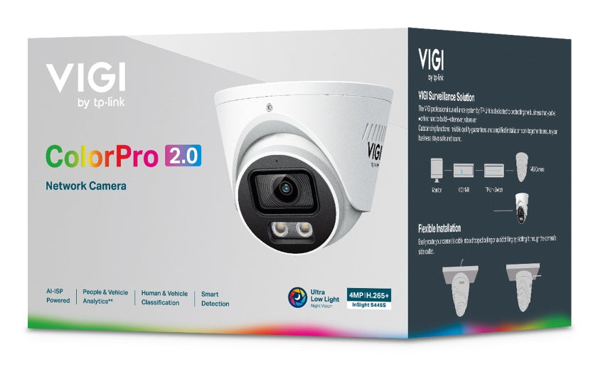 TP-Link VIGI ColorPro Netzwerkkamera – 4 MP
