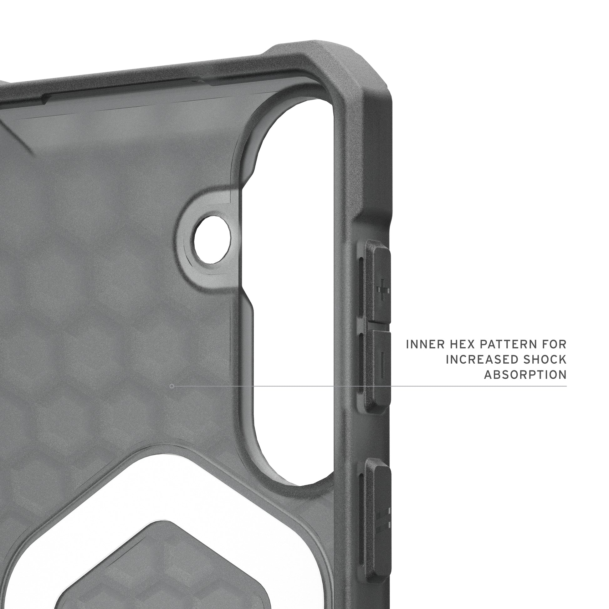 Urban Armor Gear UAG Essential Armor Backcover – für Samsung Galaxy S26+, MagSafe, PC, Asche