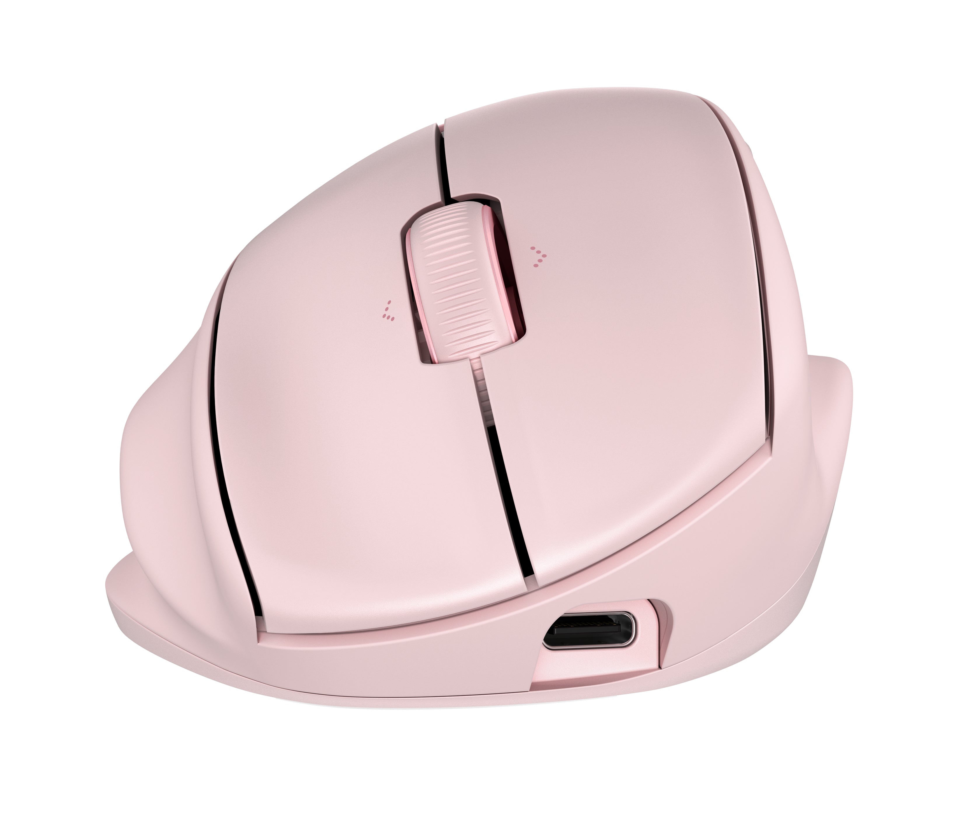 HP Tilt Ergo MSE 720M – Vertikale Maus – Kabellos (Bluetooth/2,4 GHz), Pink