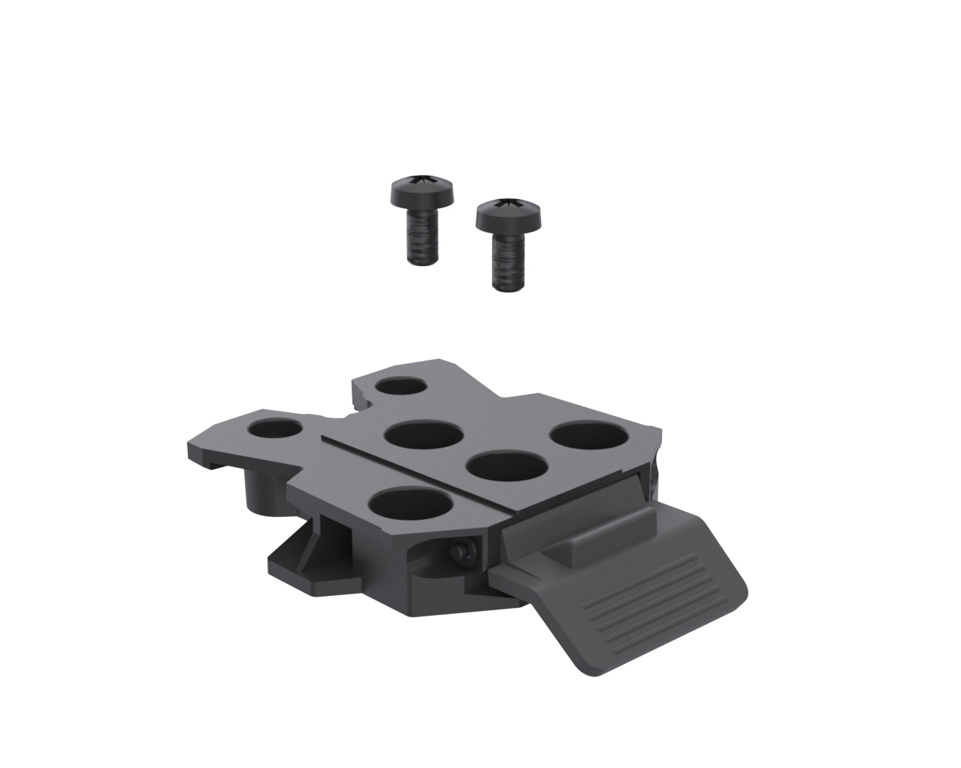 Ergonomic Solutions SpacePole – Schwarz, MultiClip