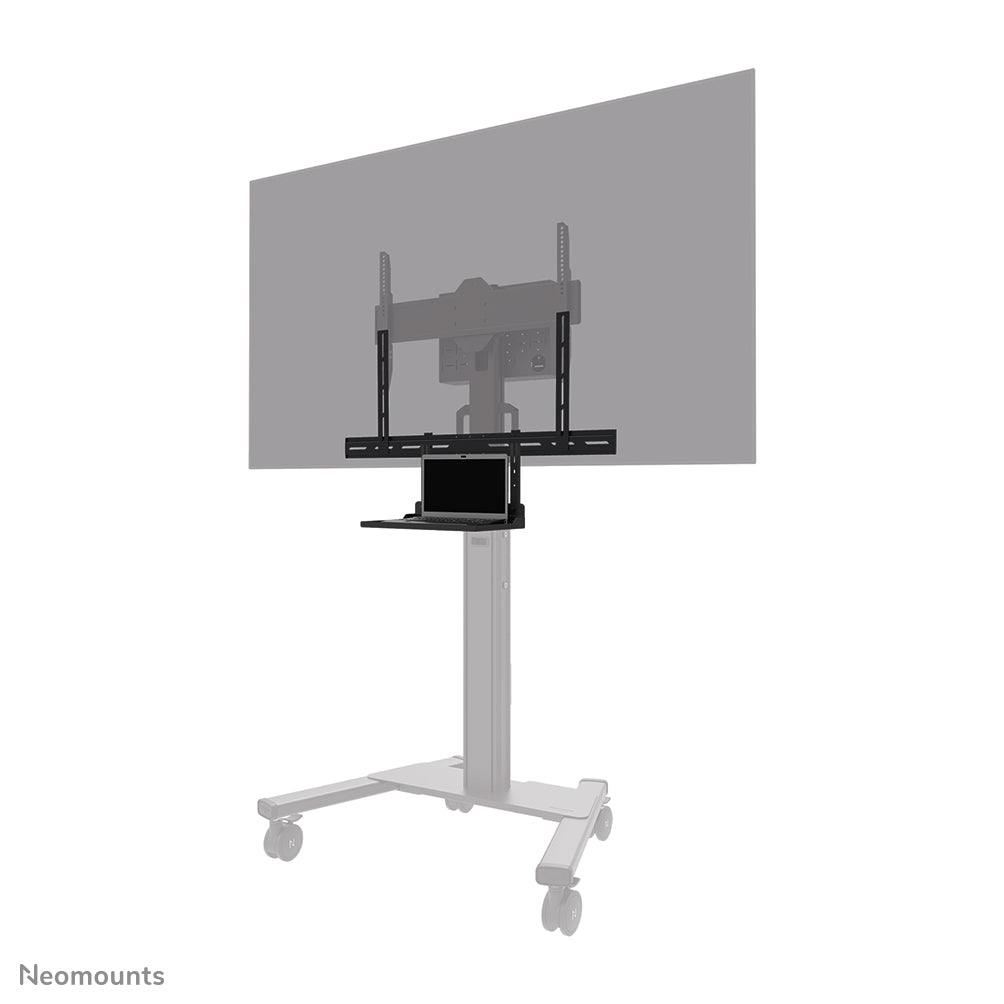 Neomounts AV45-500BL – Laptop-Tablar – für VESA 200×200–800×600 mm, 43–110", Schwarz, Stahl
