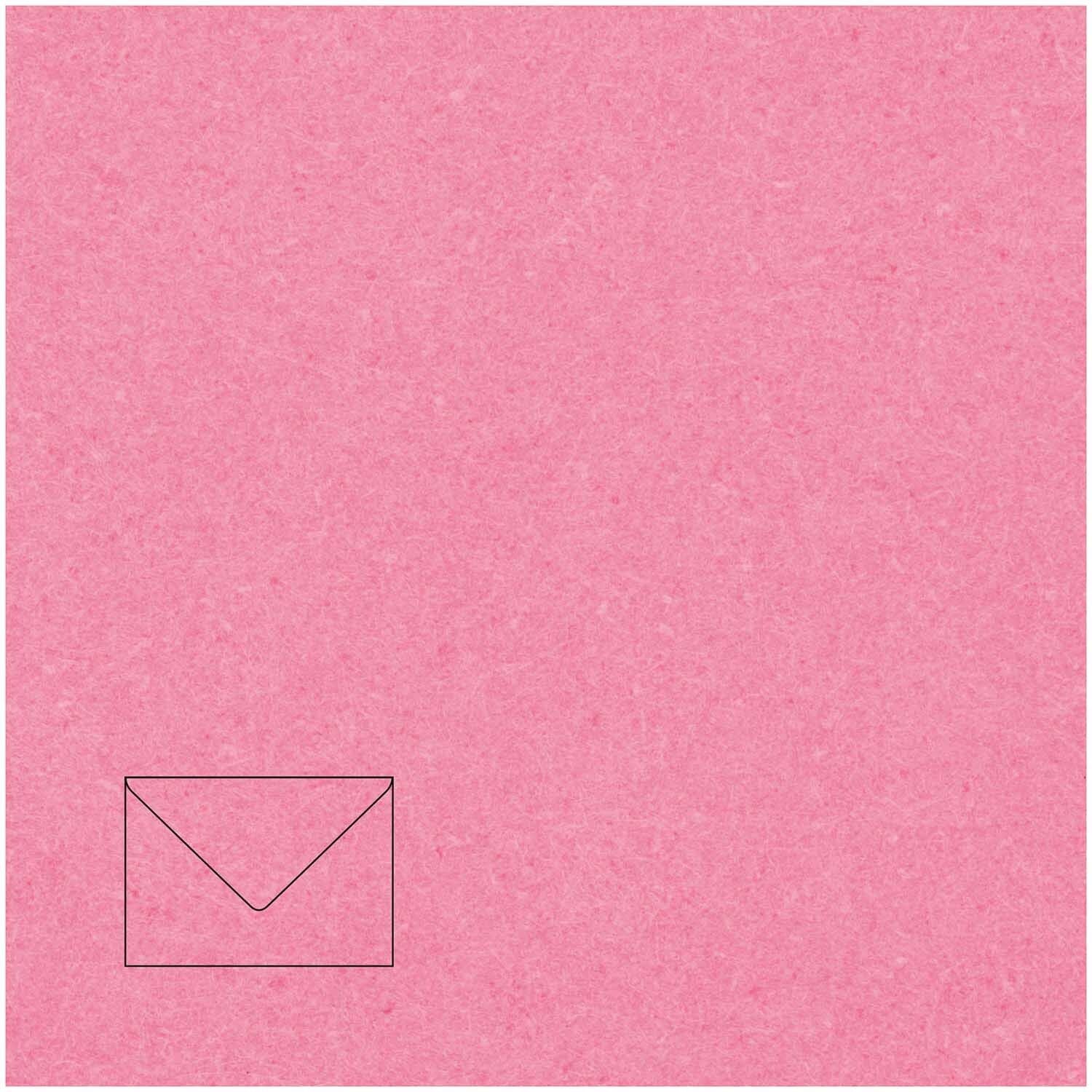 Rico Design Couvert B6, ohne Fenster, rosa, 100 g/m² – 50 Stk.