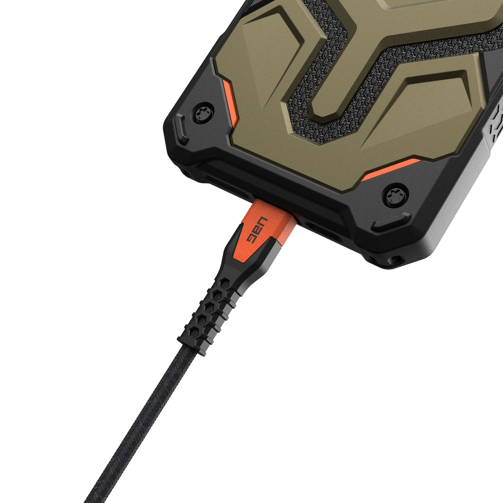 Urban Armor Gear UAG Kabel – USB-C auf Lightning 1,5 m, MFi zertifiziert, PD 60 W, geflochten – für iPhone/iPad