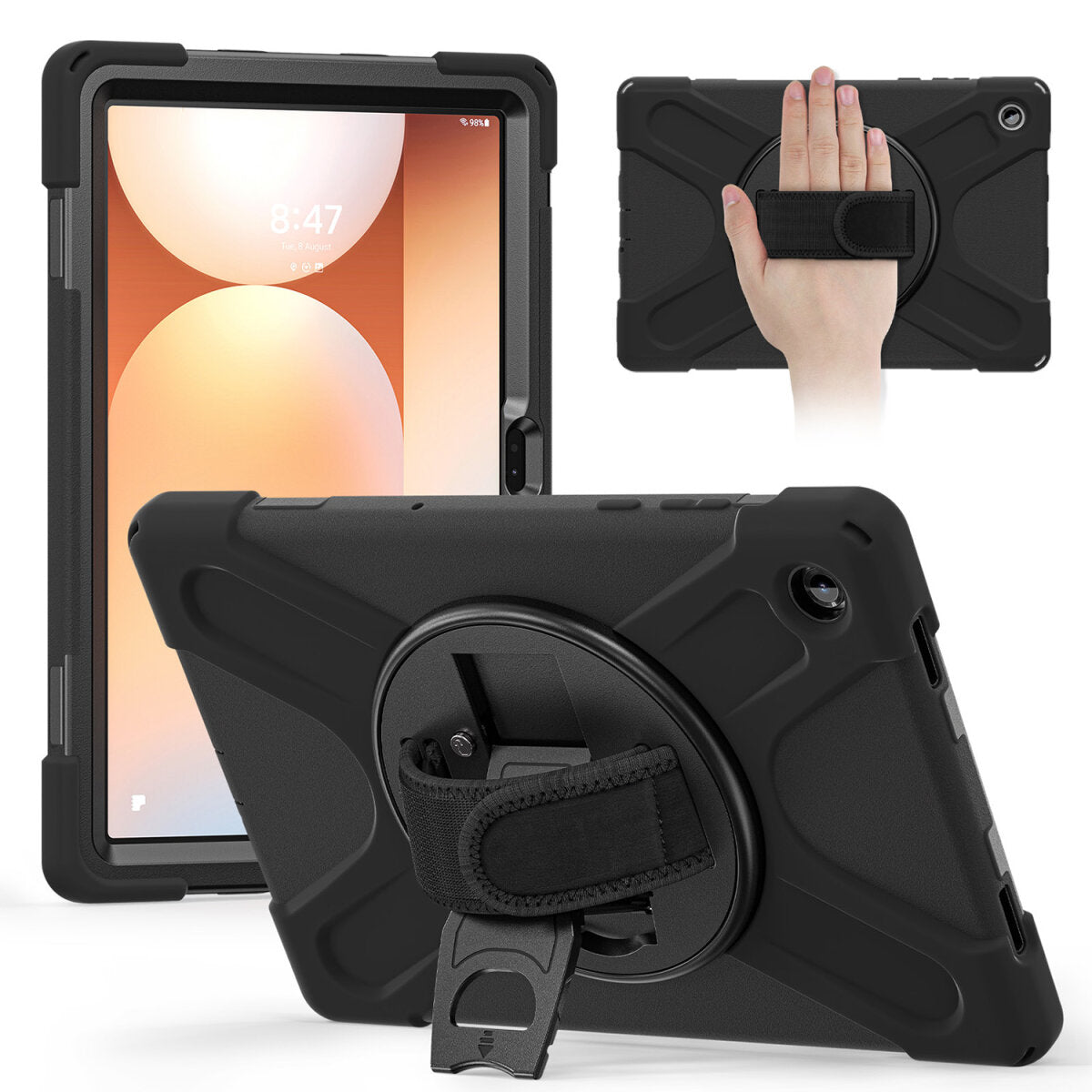 4smarts Tablet-Hülle für Samsung Galaxy Tab A11+ 11" – Schwarz