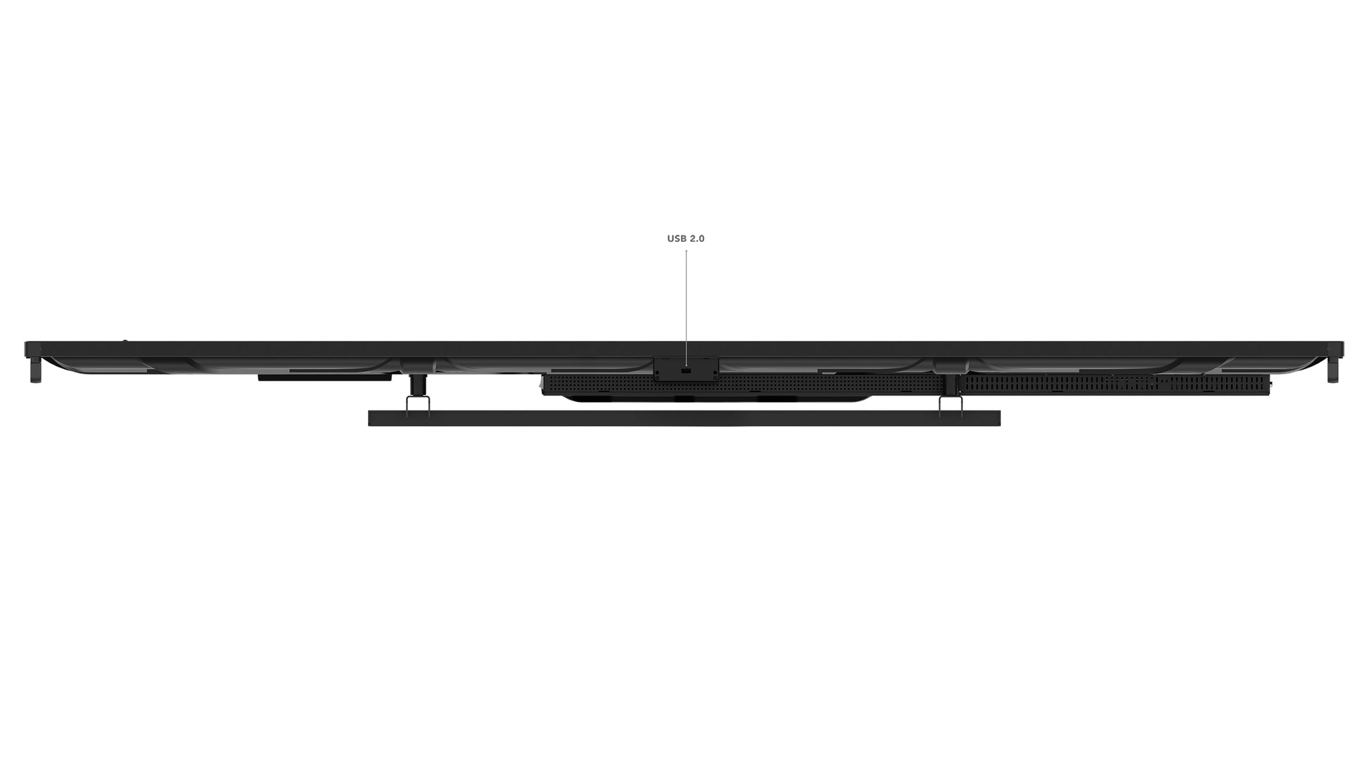 Lenovo ThinkVision T86 – 86" 4K UHD VA 60 Hz – LAN, Lautsprecher, Smart, Touch