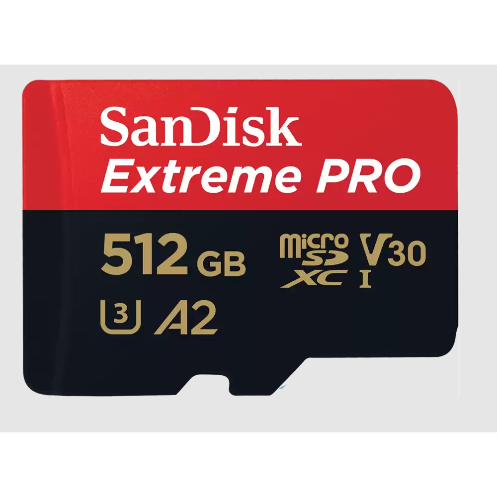 SanDisk Extreme Pro microSDXC Speichergerät – 512 GB, A2, mit SD-Adapter
