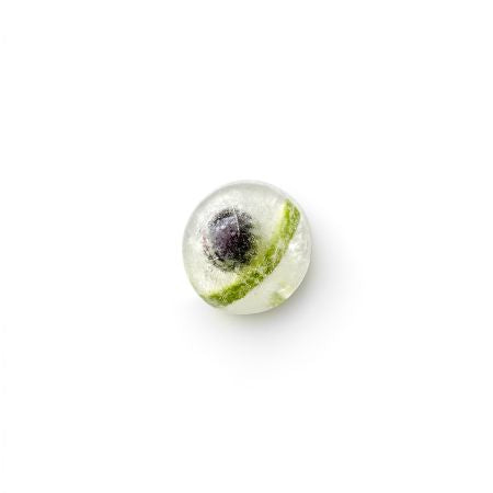 Lékué Eiswürfelform, 18er, rund, 12 × 23 × 3,2 cm, Kunststoff (SBS), türkis, mit Deckel