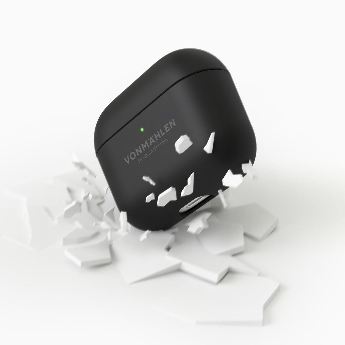 Vonmählen Thin Case – Schutzhülle – für Apple AirPods (4. Generation) – Schwarz