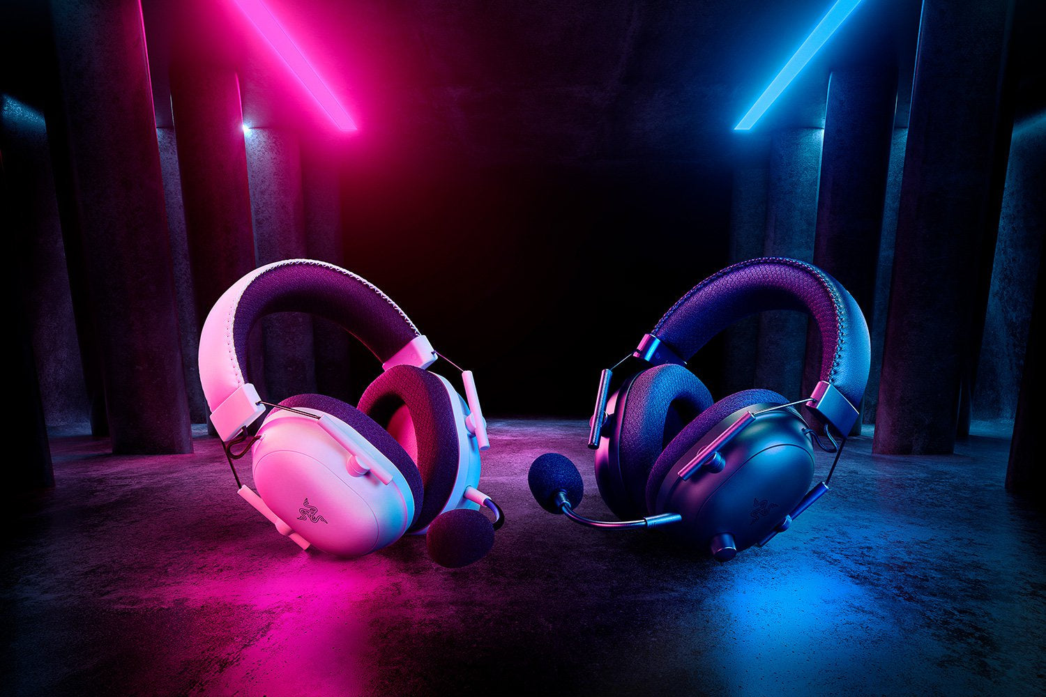 Razer Blackshark V2 Pro – Gaming-Headset – Bluetooth, Surround-Sound, abnehmbares Mikrofon – Schwarz – für PC – b