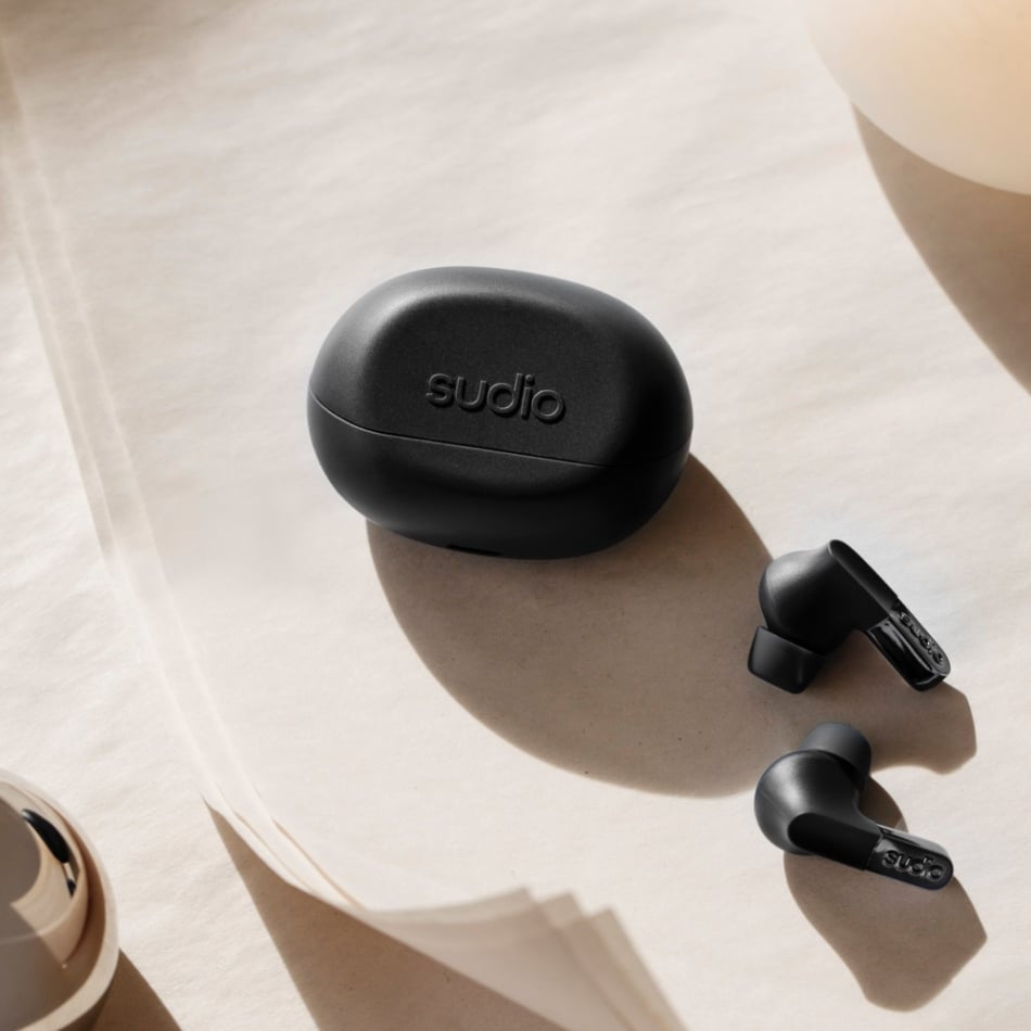 Sudio N3 Pro TWS In-Ear – ANC, mit Ladecase, Schwarz, BT 5.4