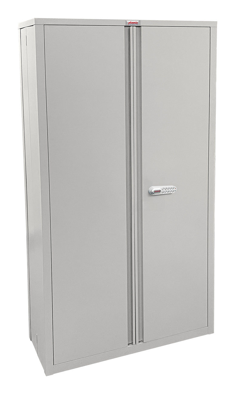 Phoenix Safe Co. Phoenix SCF1891GGE – Aktenschrank, abschliessbar, Stahl, 915 × 370 × 1830 mm, hellgrau