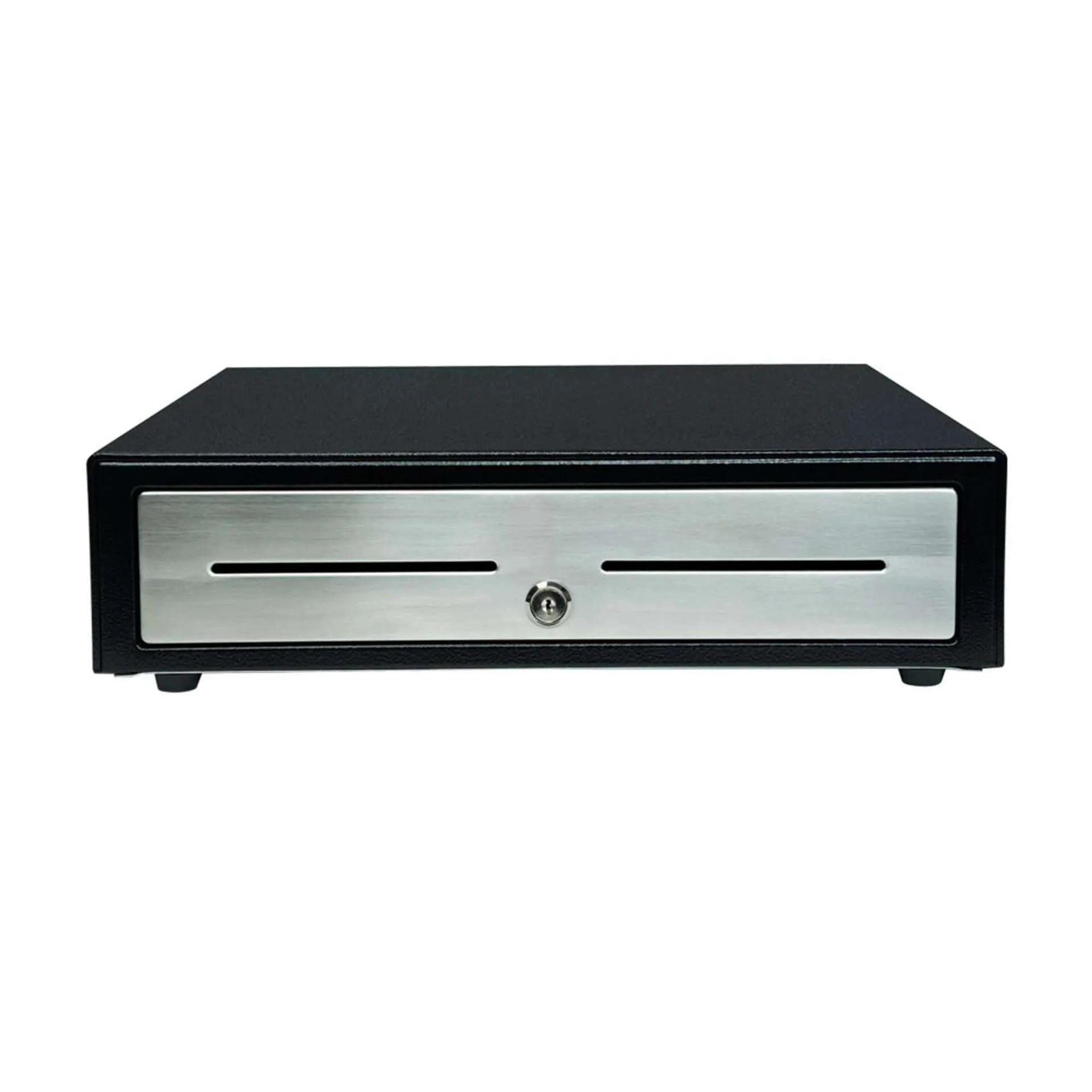 Star Micronics Manuelle Kassenlade, Edelstahl, Schwarz, 350 mm × 110 mm × 405 mm, CD4-1416BKSS48