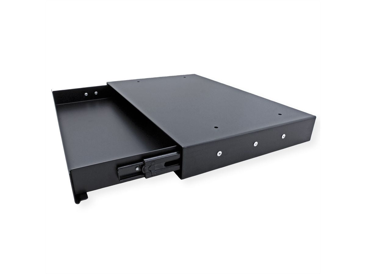 ROLINE Schublade – für Tischplatten ab 18 mm, schwarz