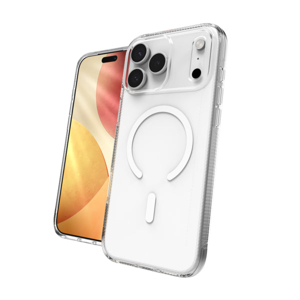 ZAGG Luxe Snap C – Backcover – für Apple iPhone 17 Pro Max, MagSafe, Transparent, bis 3 m sturzsicher