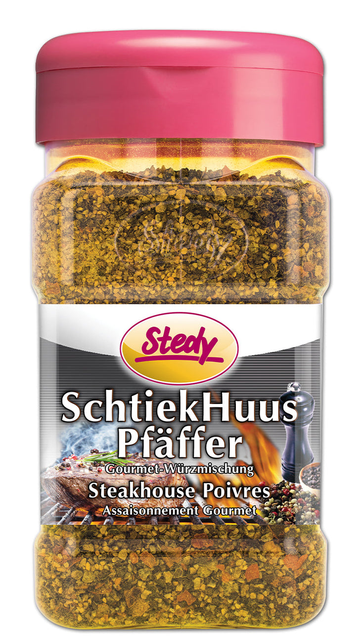 Stedy Gewürzmischung Pfeffer & Meersalz, glutenfrei – 250 g