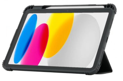 Mobilis Tablet-Hülle für iPad 10,9" (10. Gen.) – Schwarz/Transparent