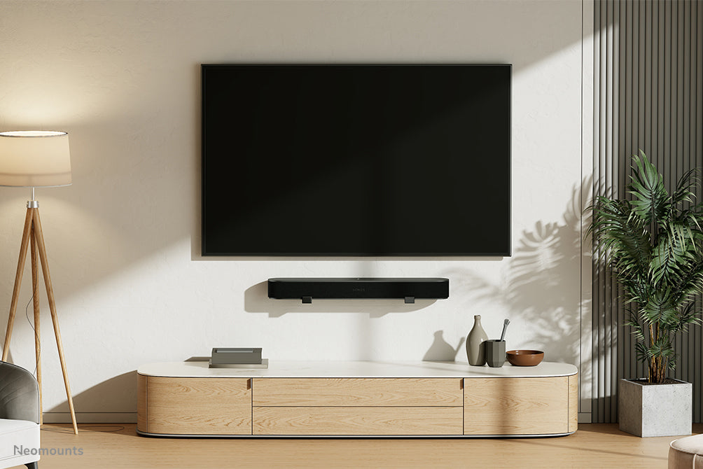 Neomounts AWL29-550BL1 Soundbar-Halterung (Wand) – bis 15 kg – Schwarz