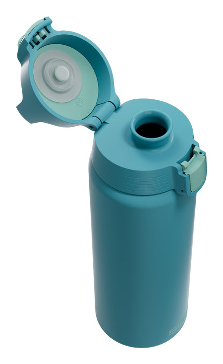 SIGG Trinkflasche 750 ml – Edelstahl, Weithals, Klappdeckel, Blau
