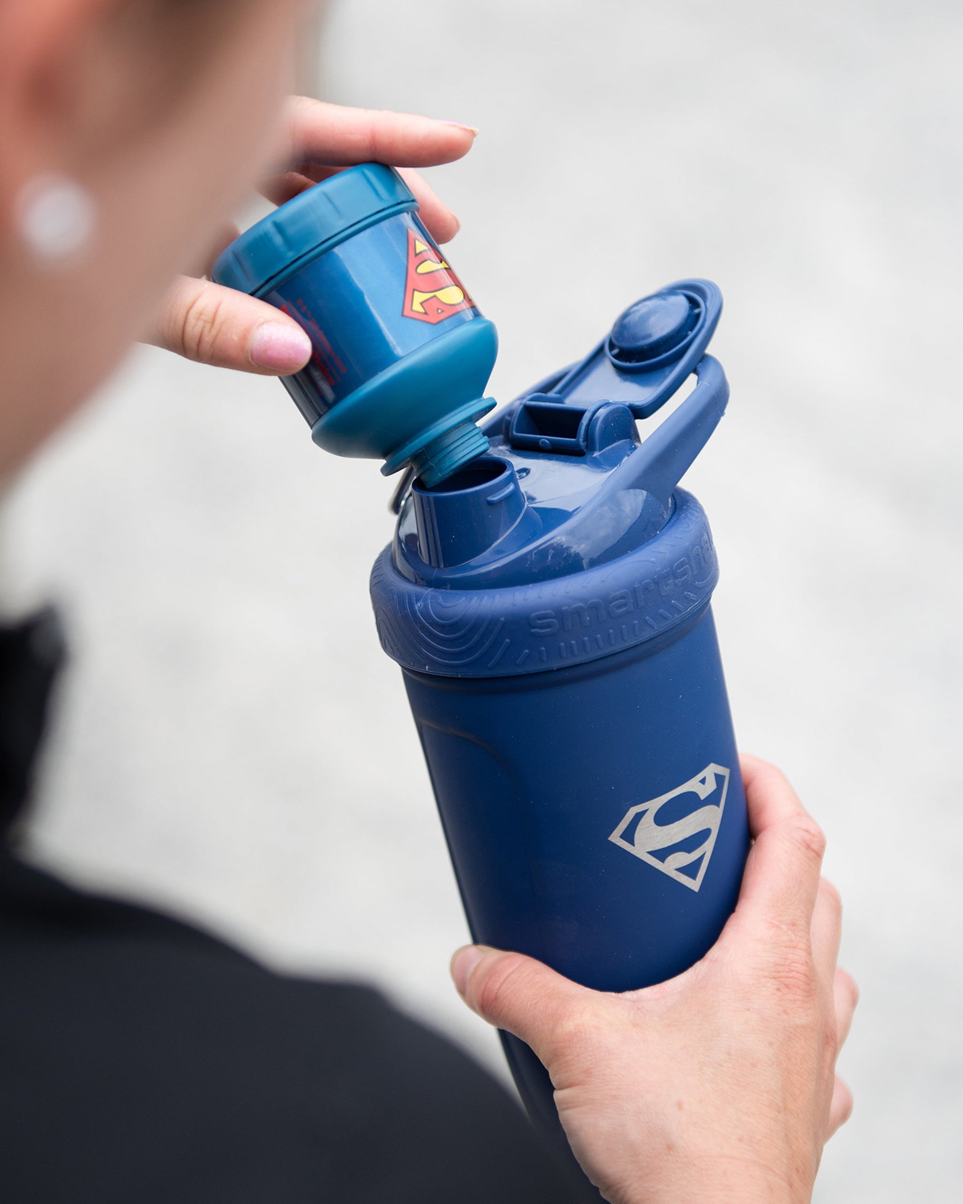 Smartshake Vorratsdose 110 ml, Kunststoff, blau
