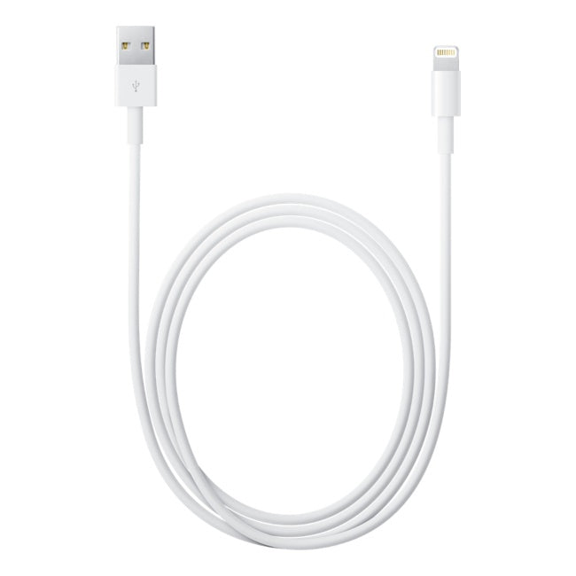 Apple USB-A auf Lightning Kabel, 2 m, Weiss, MFi-zertifiziert