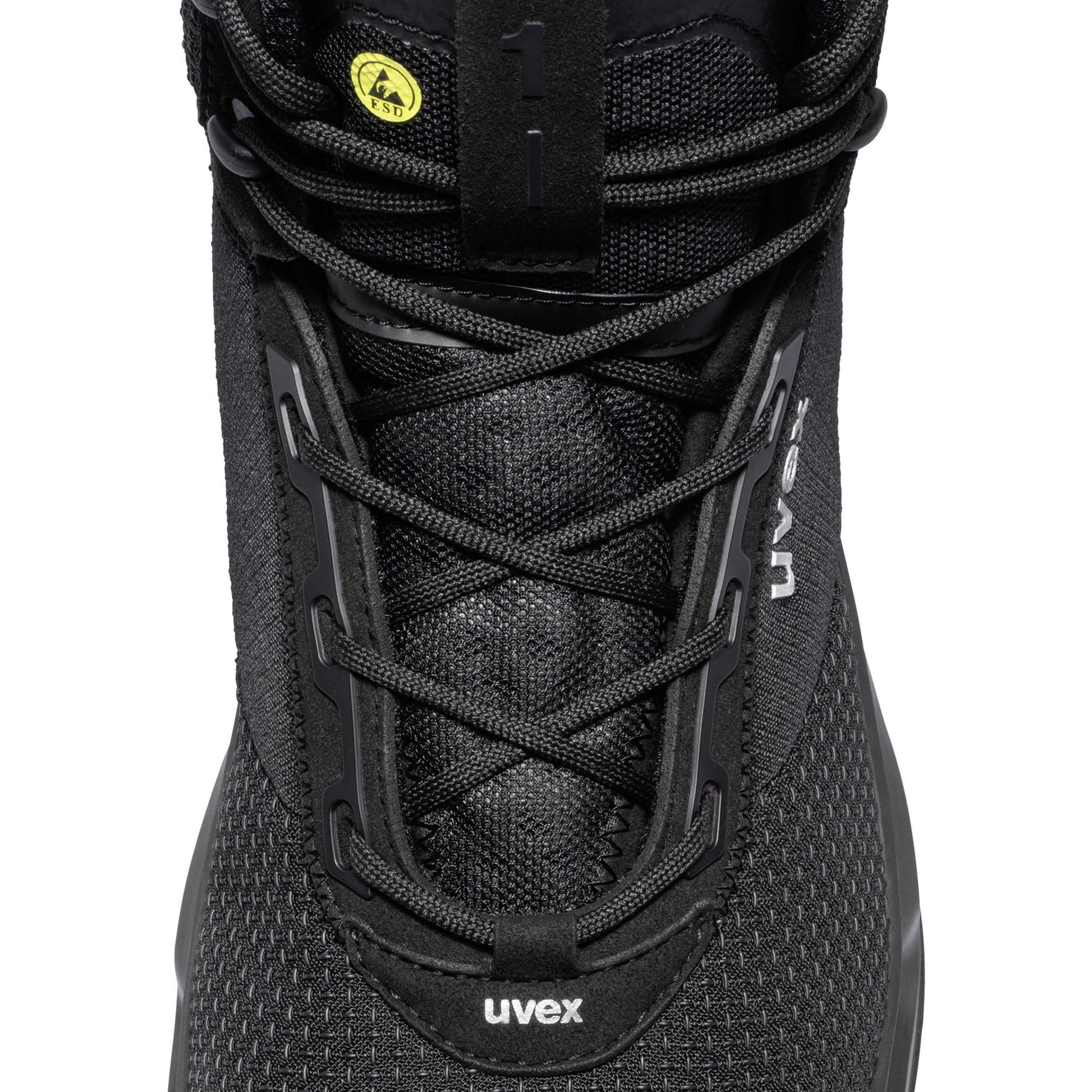 Uvex 1 x-craft pro Sicherheitsstiefel S1 PL – Schwarz – Grösse 51, Weite 11