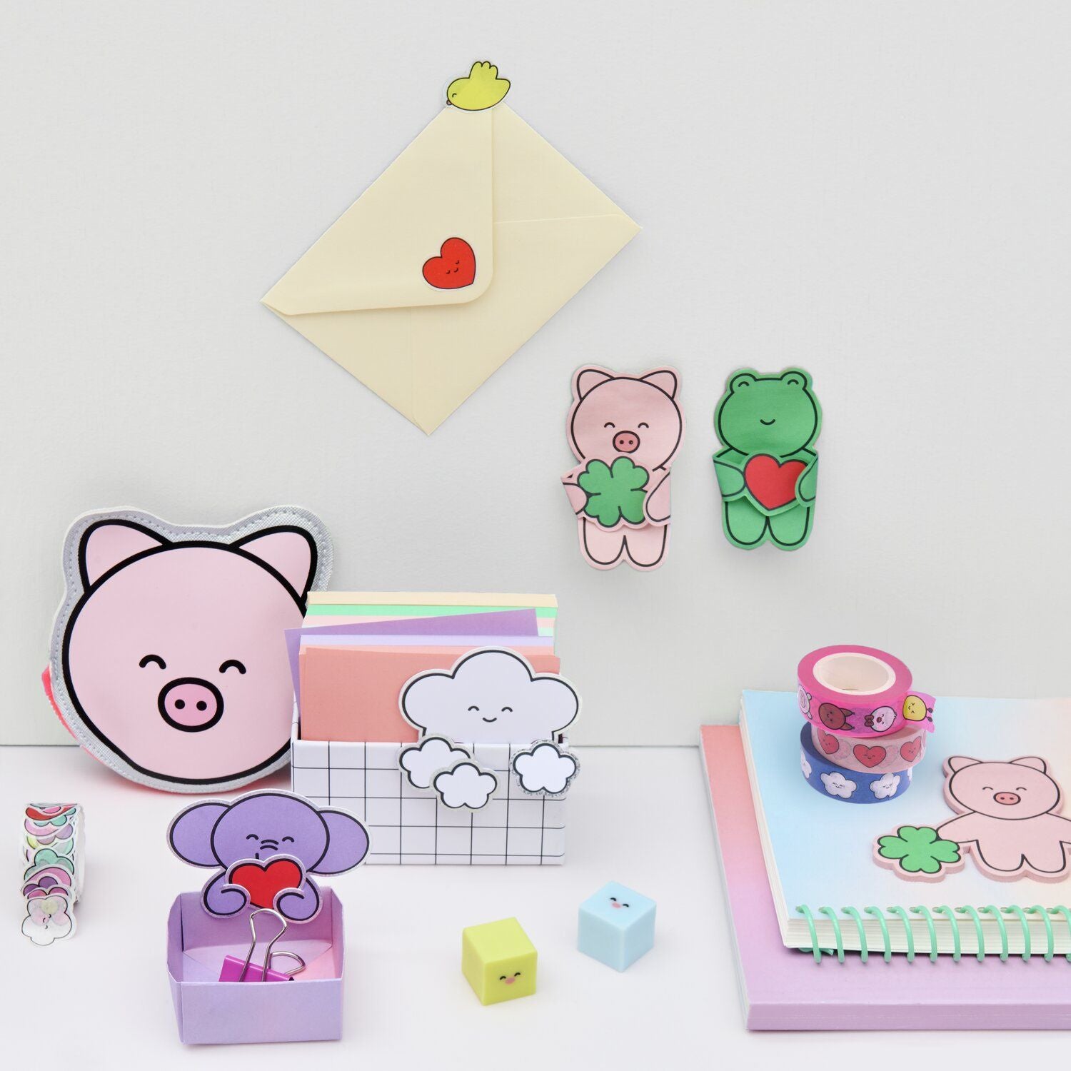 Rico Design Chingu – Schlamperetui, Mehrfarbig, Kunstleder, 20 × 6,5 × 6,5 cm