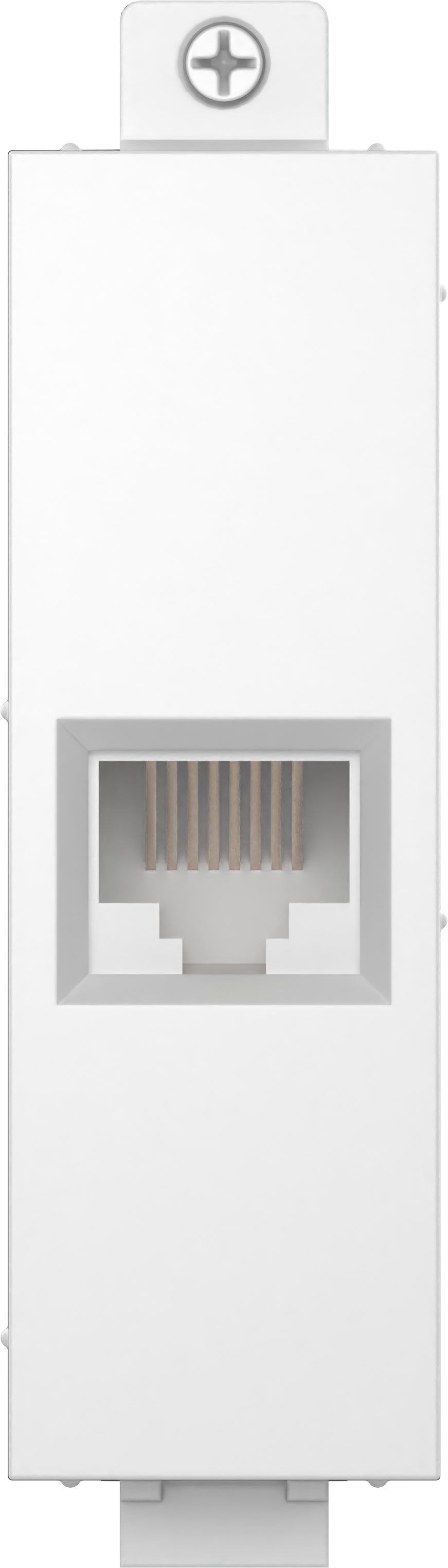 Vision TC3 – RJ-45-Kupplung, Cat6a, 1× RJ-45 (weiblich), Weiss, 1er-Pack