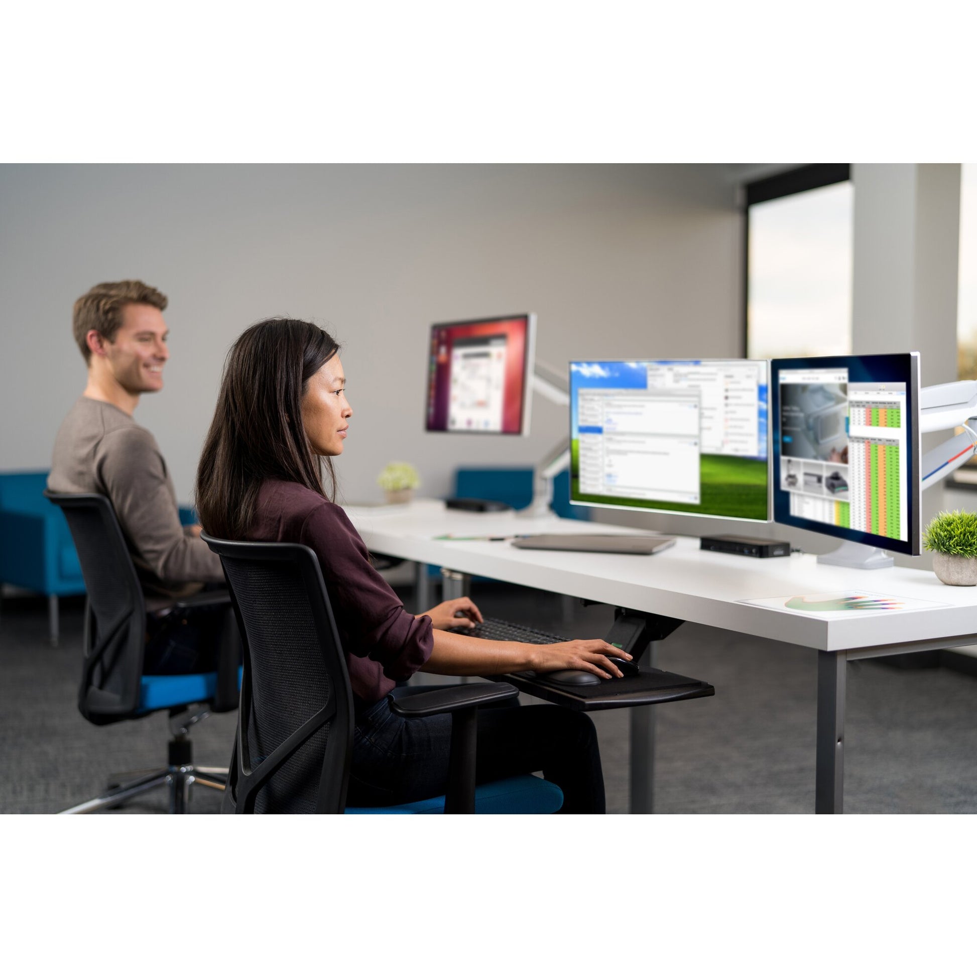 Kensington Monitorarm, Dual, höhenverstellbar