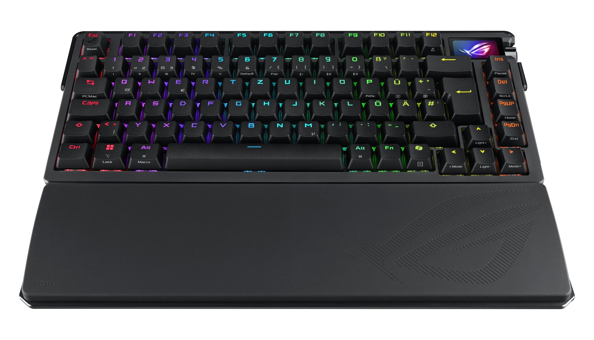 ASUS ROG Azoth Extreme – Tastatur, kabellos (Bluetooth/2,4 GHz), kabelgebunden (USB), CH-Layout (DE-CH)