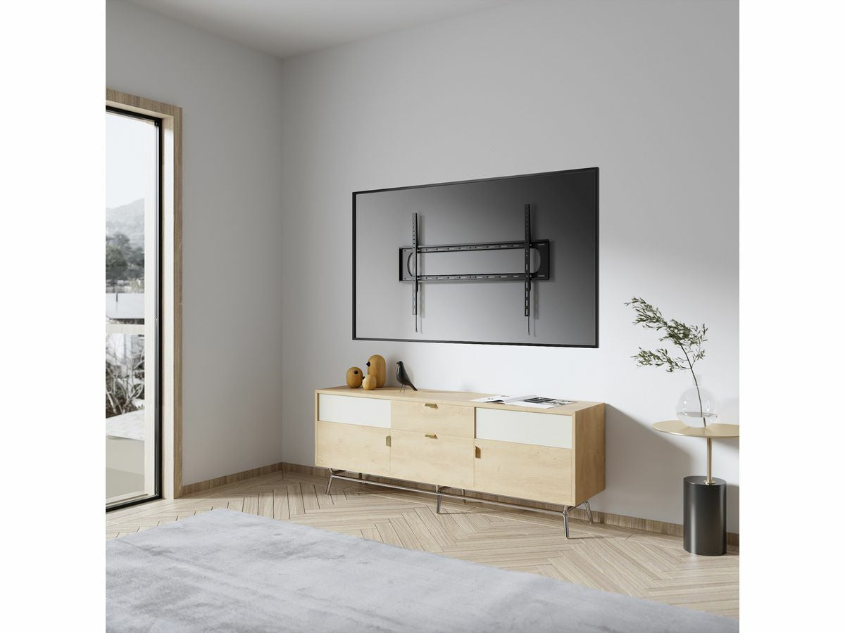 VALUE Wandhalterung – Neigbar – 60–120" – VESA 75×75–900×600 – bis 120 kg, Höhenverstellbar – Schwarz