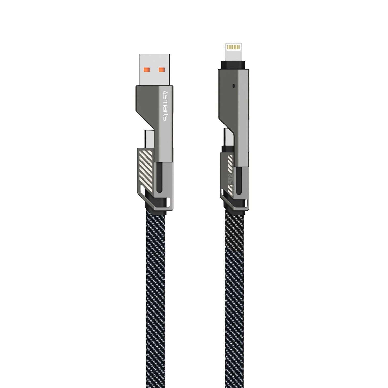 4smarts USB-Kabel, USB-A zu USB-C, 1,5 m, USB 2.0, für Laptop, Nintendo Switch, Smartphone und mehr