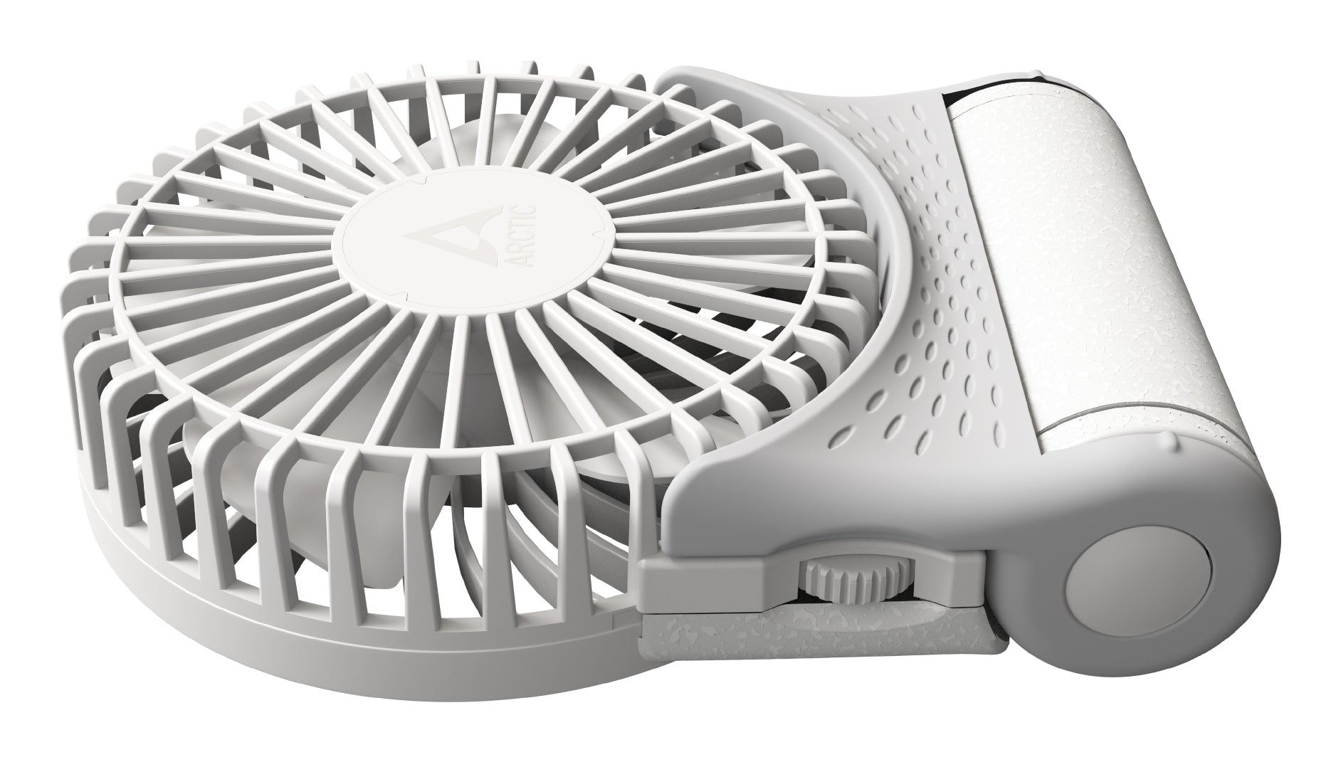 ARCTIC Handventilator Summair 2Go – 3 Stufen, 5000 mAh, 77 h, Weiss